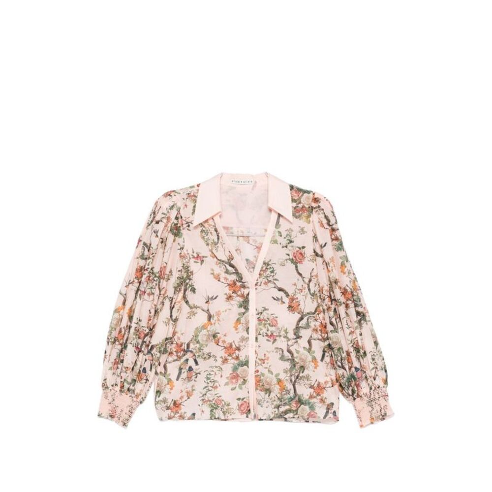 Alice+Olivia Women Charis Printed Blouse